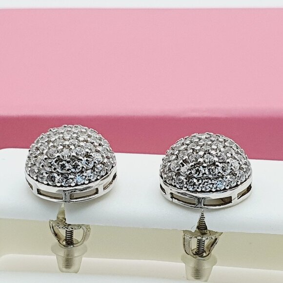 "925 Sterling Silver Cubic Zirconia Earrings, U19254564 - Picture 9 of 11